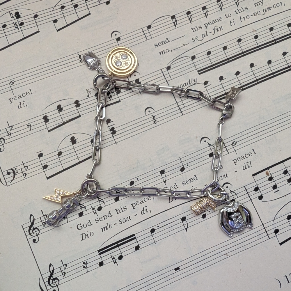 Harry Potter Silver Charm Bracelet